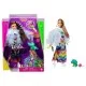 Papusa Barbie Extra Style cu rochie curcubeu Papusa Barbie Extra Style cu rochie curcubeu