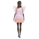 Papusa Barbie Fashionistas afro-americana cu rochie peach Papusa Barbie Fashionistas afro-americana cu rochie peach