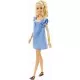 Papusa Barbie Fashionistas blonda cu hainute de schimb Papusa Barbie Fashionistas blonda cu hainute de schimb
