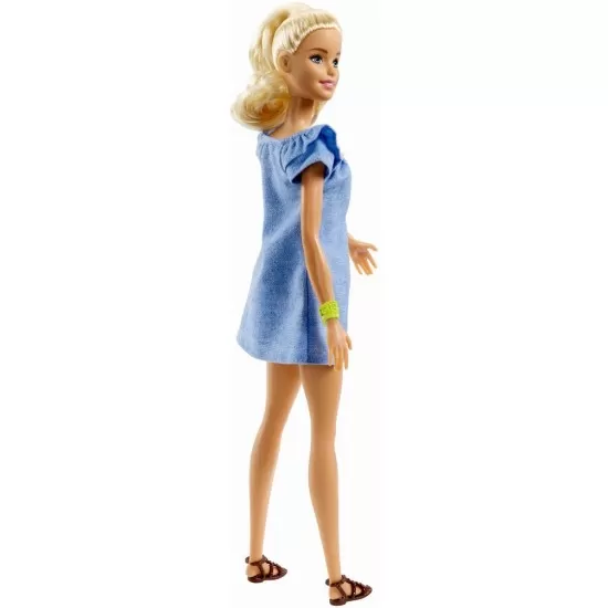 Papusa Barbie Fashionistas blonda cu hainute de schimb Papusa Barbie Fashionistas blonda cu hainute de schimb
