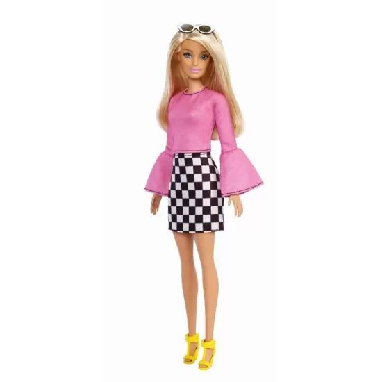 Papusa Barbie Fashionistas - Blonda cu ochelari Papusa Barbie Fashionistas - Blonda cu ochelari