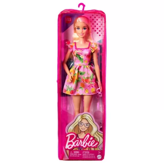 Papusa Barbie Fashionistas blonda cu ochelari Papusa Barbie Fashionistas blonda cu ochelari