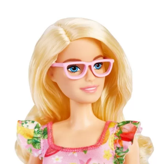Papusa Barbie Fashionistas blonda cu ochelari Papusa Barbie Fashionistas blonda cu ochelari