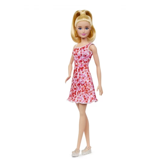 Papusa Barbie Fashionistas blonda cu parul prins in coada Papusa Barbie Fashionistas blonda cu parul prins in coada