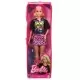 Papusa Barbie Fashionistas blonda cu tinuta de vara rock Papusa Barbie Fashionistas blonda cu tinuta de vara rock