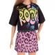 Papusa Barbie Fashionistas blonda cu tinuta de vara rock Papusa Barbie Fashionistas blonda cu tinuta de vara rock