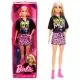Papusa Barbie Fashionistas blonda cu tinuta de vara rock Papusa Barbie Fashionistas blonda cu tinuta de vara rock