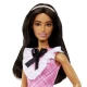 Papusa Barbie Fashionistas bruneta cu bentita Papusa Barbie Fashionistas bruneta cu bentita