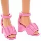 Papusa Barbie Fashionistas bruneta cu rochie mov Papusa Barbie Fashionistas bruneta cu rochie mov