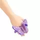 Papusa Barbie Fashionistas bruneta cu rochie rosie cu flori Papusa Barbie Fashionistas bruneta cu rochie rosie cu flori