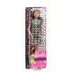 Papusa Barbie Fashionistas bruneta cu rochita gri Papusa Barbie Fashionistas bruneta cu rochita gri
