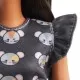 Papusa Barbie Fashionistas bruneta cu rochita gri Papusa Barbie Fashionistas bruneta cu rochita gri