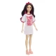 Papusa Barbie Fashionistas bruneta cu rochita sport Papusa Barbie Fashionistas bruneta cu rochita sport