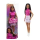 Papusa Barbie Fashionistas bruneta cu top cu stelute Papusa Barbie Fashionistas bruneta cu top cu stelute
