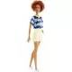 Papusa Barbie Fashionistas creata cu hainute de schimb