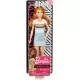Papusa Barbie Fashionista cu fustita si tricou curcubeu Papusa Barbie Fashionista cu fustita si tricou curcubeu