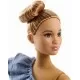 Papusa Barbie Fashionistas cu coc si hainute de schimb Papusa Barbie Fashionistas cu coc si hainute de schimb