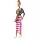 Papusa Barbie Fashionistas cu coc si hainute de schimb Papusa Barbie Fashionistas cu coc si hainute de schimb