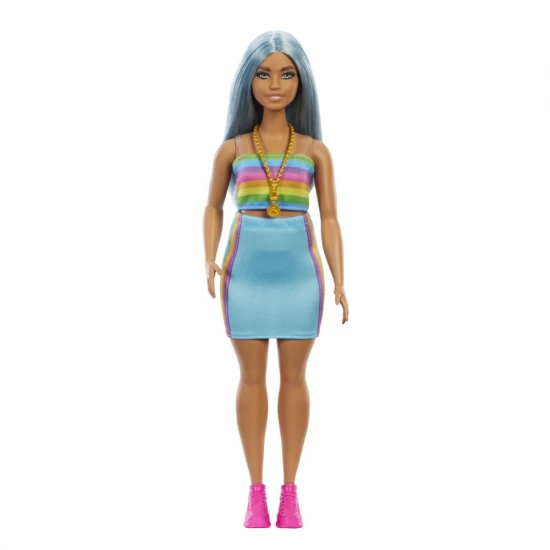 Papusa Barbie Fashionistas blonda cu top sport Papusa Barbie Fashionistas blonda cu top sport