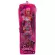 Papusa Barbie Fashionista cu par roz si picior protetic Papusa Barbie Fashionista cu par roz si picior protetic