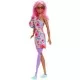 Papusa Barbie Fashionista cu par roz si picior protetic Papusa Barbie Fashionista cu par roz si picior protetic
