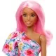 Papusa Barbie Fashionista cu par roz si picior protetic Papusa Barbie Fashionista cu par roz si picior protetic