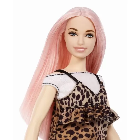 Papusa Barbie Fashionistas cu par roz Papusa Barbie Fashionistas cu par roz