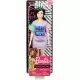 Papusa Barbie Fashionista cu rochita Unicorn Believer Papusa Barbie Fashionista cu rochita Unicorn Believer