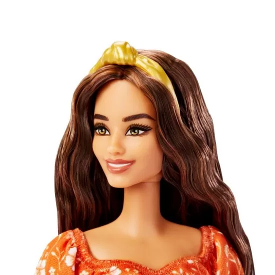 Papusa Barbie Fashionistas satena cu bentita Papusa Barbie Fashionistas satena cu bentita