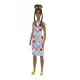 Papusa Barbie Fashionistas satena cu ochelari de soare galbeni Papusa Barbie Fashionistas satena cu ochelari de soare galbeni