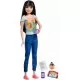 Papusa Barbie Family - Bona in jeans Papusa Barbie Family - Bona in jeans