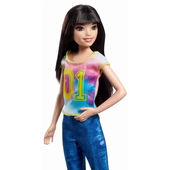 Papusa Barbie Family - Bona in jeans Papusa Barbie Family - Bona in jeans