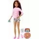 Papusa Barbie Family - Bona cu pizza Papusa Barbie Family - Bona cu pizza
