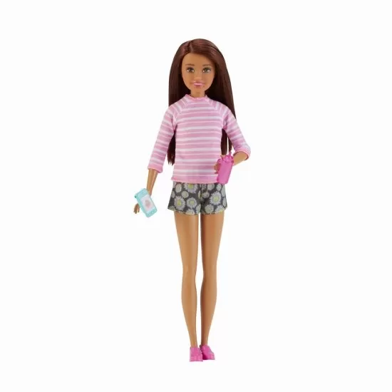 Papusa Barbie Family - Bona cu pizza Papusa Barbie Family - Bona cu pizza