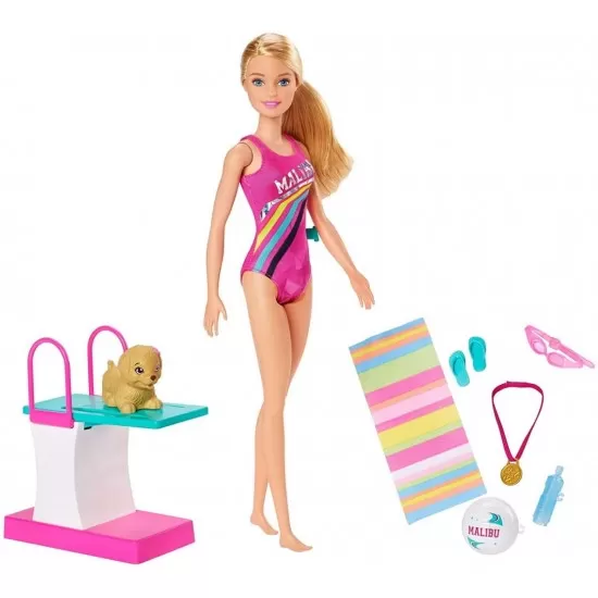 Papusa Barbie inotatoare Papusa Barbie inotatoare
