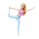 Papusa Barbie Made to Move blonda cu top mov Papusa Barbie Made to Move blonda cu top mov