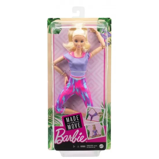 Papusa Barbie blonda in miscare cu 22 articulatii Papusa Barbie blonda in miscare cu 22 articulatii