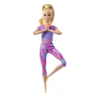 Papusa Barbie blonda in miscare cu 22 articulatii