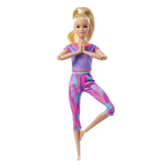 Papusa Barbie blonda in miscare cu 22 articulatii Papusa Barbie blonda in miscare cu 22 articulatii