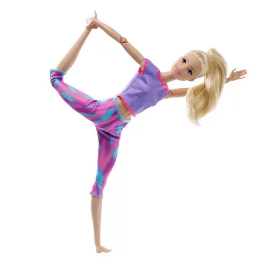 Papusa Barbie blonda in miscare cu 22 articulatii Papusa Barbie blonda in miscare cu 22 articulatii