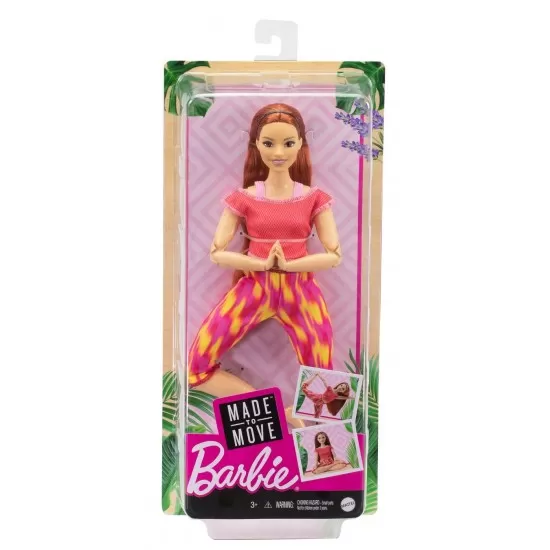 Papusa Barbie roscata in miscare cu 22 articulatii Papusa Barbie roscata in miscare cu 22 articulatii