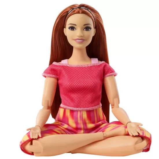 Papusa Barbie roscata in miscare cu 22 articulatii Papusa Barbie roscata in miscare cu 22 articulatii
