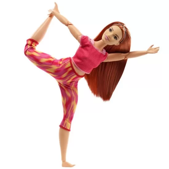 Papusa Barbie roscata in miscare cu 22 articulatii Papusa Barbie roscata in miscare cu 22 articulatii