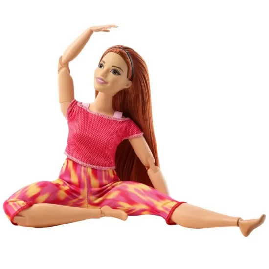 Papusa Barbie roscata in miscare cu 22 articulatii Papusa Barbie roscata in miscare cu 22 articulatii