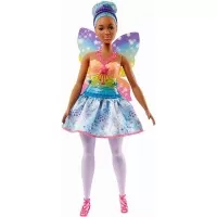 Papusa Barbie Dreamtopia - Zana cu parul albastru