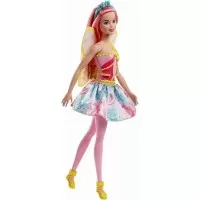 Papusa Barbie Dreamtopia - Zana cu parul roz