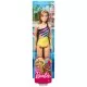 Papusa Barbie satena cu costum de baie multicolor Papusa Barbie satena cu costum de baie multicolor