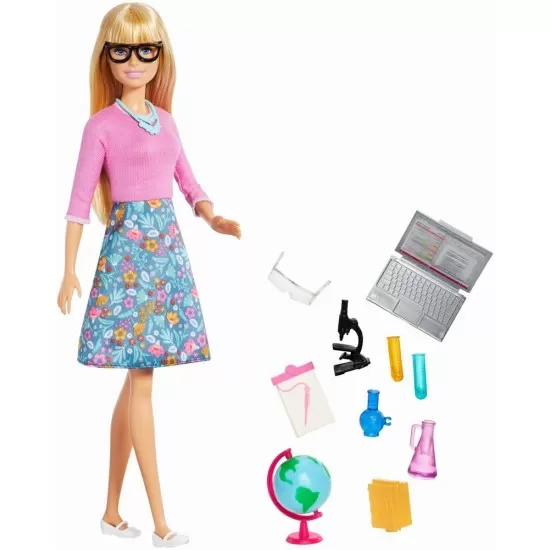 Set de joaca Barbie - Profesoara de Stiinte Set de joaca Barbie - Profesoara de Stiinte