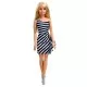 Papusa Barbie Glitz blonda cu rochita alb-negru Papusa Barbie Glitz blonda cu rochita alb-negru
