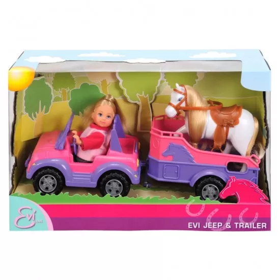 Papusa Evi Love Horse Trailer Papusa Evi Love Horse Trailer